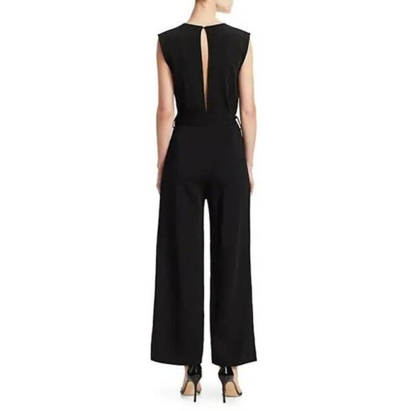 Iro Crew Jumpsuit 8 Slit Open Back Crop Wide Leg - Picture 3 of 14